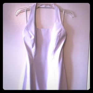 White Halter Mini Dress - Vintage Caché